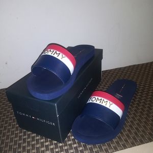 Brand New TOMMY HILFIGER Women's Slides Size 9m